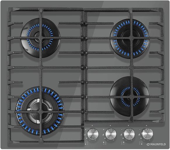 Газовая варочная поверхность Maunfeld EGHG.64.63CDGR/G графит фото 1