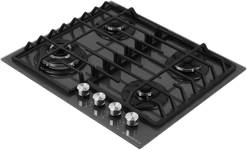 Газовая варочная поверхность Maunfeld EGHG.64.63CDGR/G графит фото 4