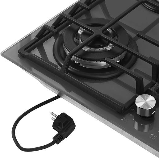 Газовая варочная поверхность Maunfeld EGHG.64.63CDGR/G графит фото 8