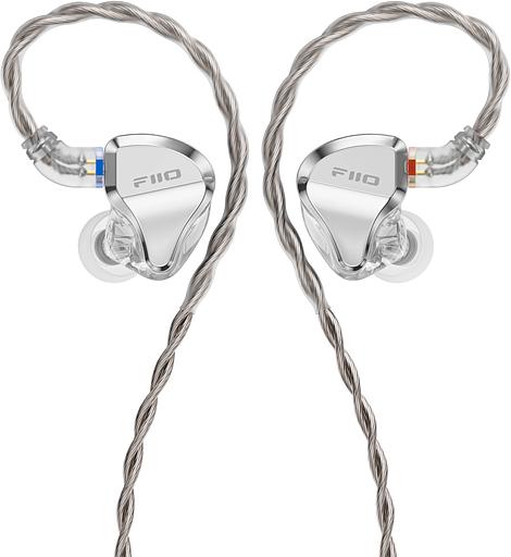 Наушники внутриканальные Fiio JH5 1.2м серебристый проводные в ушной раковине фото 1