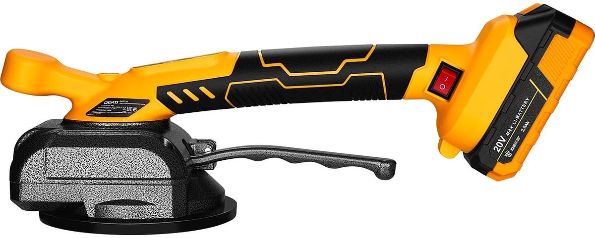 Виброприсоска Deko Master DKTT20 20Вт электрический желтый (085-1132) фото 2