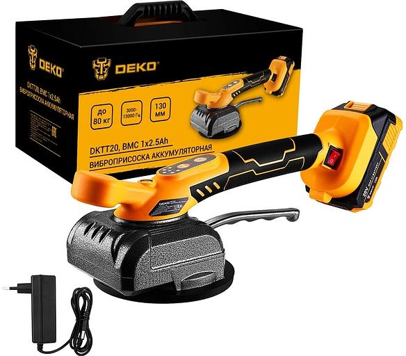 Виброприсоска Deko Master DKTT20 20Вт электрический желтый (085-1132) фото 4