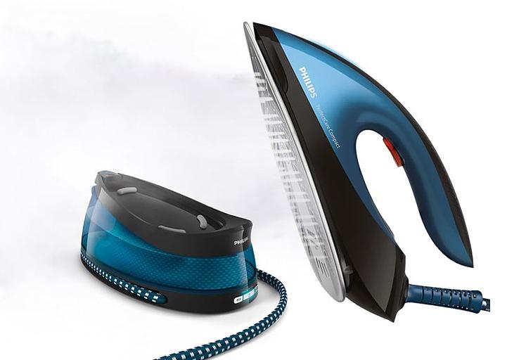 Паровая станция Philips GC7833/80, синий / черный фото 3