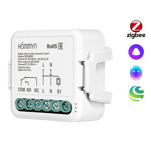 Модуль реле HOMMYN с сухим контактом 1 канал DCRLZBN01 фото 1