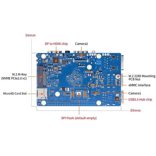 Микрокомпьютер Orange Pi 5 Pro фото 3