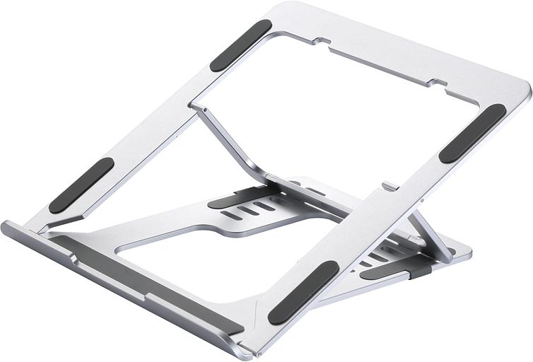 Подставка для ноутбука Buro BU-LS120 238x17x215мм 450г алюминий серебристый фото 1