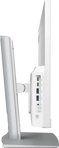 Моноблок MSI Modern AM242P 12M-1064XRU 23.8" Full HD i7 1255U (1.7) 16Gb SSD512Gb Iris Xe без ОС GbitEth WiFi BT 120W клавиатура мышь Cam белый 1920x1080 фото 3