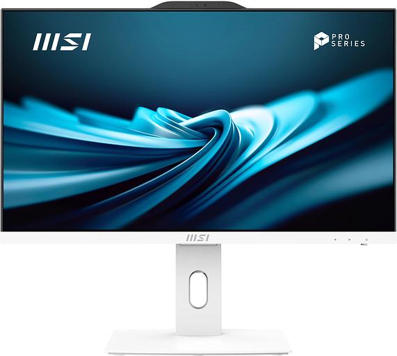 Моноблок MSI Pro AP242P 14M-669XRU 23.8" Full HD i3 14100 (3.5) 8Gb SSD512Gb UHDG 730 без ОС GbitEth WiFi BT 120W клавиатура мышь Cam белый 1920x1080 фото 1