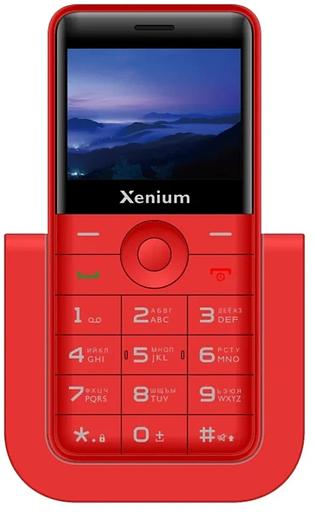 Мобильный телефон Xenium X700 красный моноблок 2Sim 2.31" 240x320 Nucleus 0.3Mpix GSM900/1800 MP3 FM microSD max32Gb фото 3