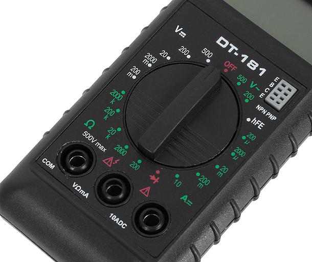 Мультиметр Ресанта DT 181 цифровой черный фото 7