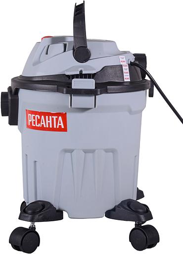 Строительный пылесос Ресанта ПС-1400-15 1400Вт (уборка: сухая) серый фото 3