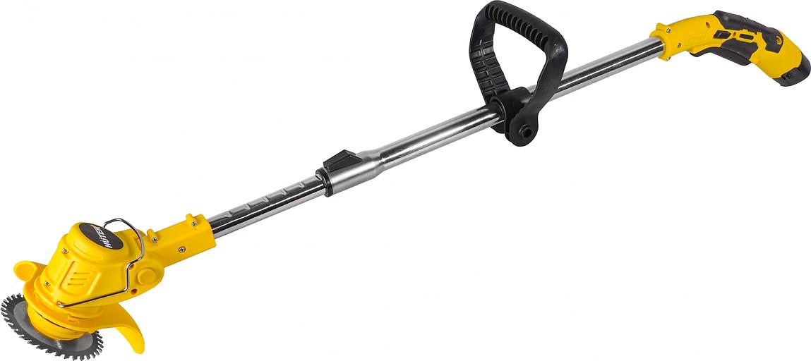 Триммер электрический Huter GET-12M-2Li аккум. неразбор.штан. реж.эл.:леска/нож фото 2