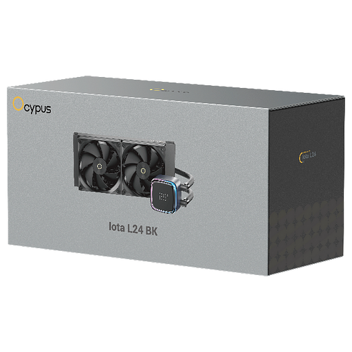 Жидкостная система охлаждения Ocypus Iota L24 BK ARGB Black 280W/ All Intel/ AMD AM*/ Digital display / Screws фото 7