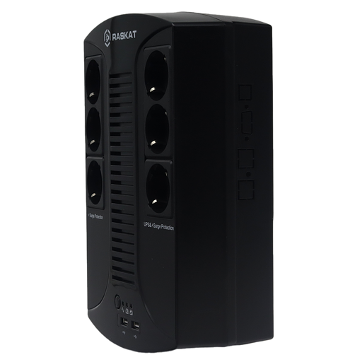 Источник бесперебойного питания (ИБП) Raskat VS-850VA 850VA, 510Вт, 6хCEE 7 фото 4