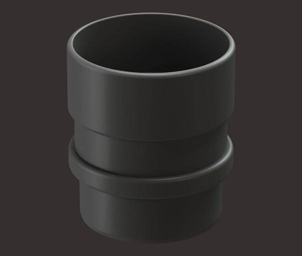 Муфта соединительная для водостока Döcke Lux графит опт фото 1