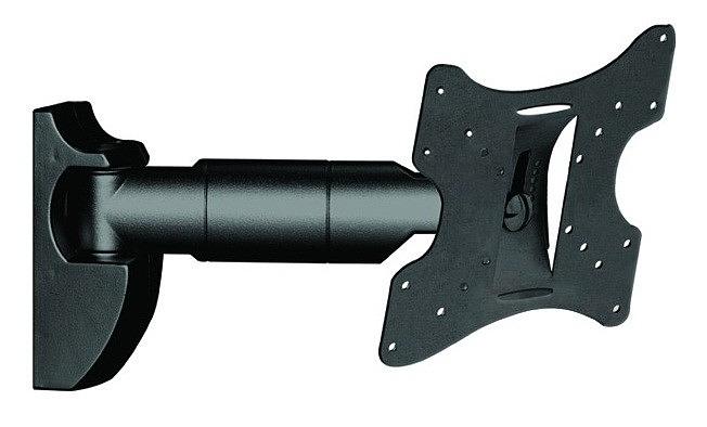 Кронштейн для телевизора Arm Media LCD-202 черный 15"-43" макс.20кг настенный поворот и наклон фото 1