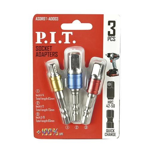 Набор адаптеров для головок 65 мм/65 мм/73 мм 3 шт в уп. фото 1