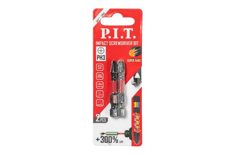 Бита ударная PH3x50 мм 2 шт в уп. фото 1