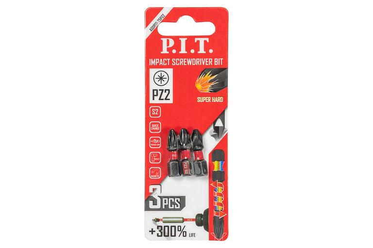Бита ударная PZ2x25 мм 3 шт в уп. фото 1