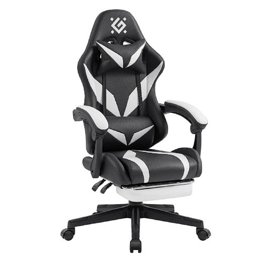 Игровое кресло Aspect  Чер/Белый,класс 4,PU,подножка DEFENDER фото 1