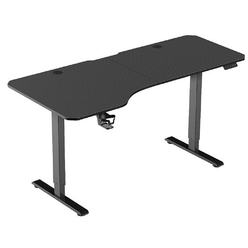 Игровой компьютерный стол Exos черн,159*75L,высота 72-117см DEFENDER фото 1