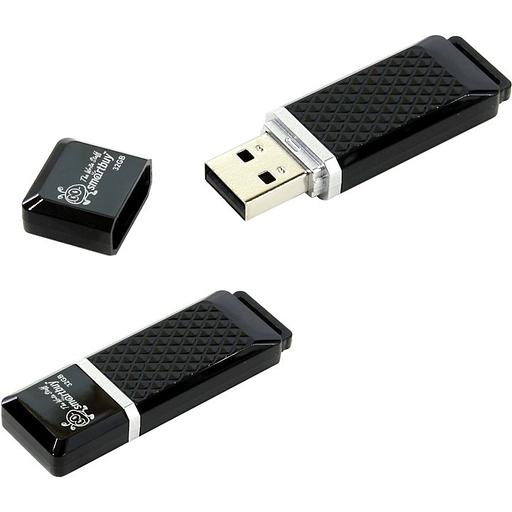 Smartbuy USB Drive 32Gb Quartz series Black SB32GBQZ-K фото 1