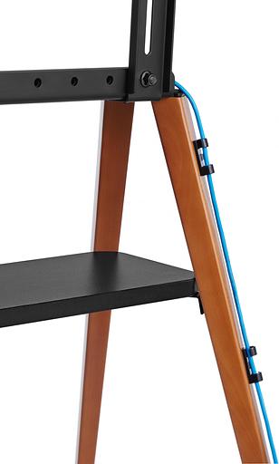 Подставка для телевизора Cactus CS-ST3647BKWN черный/орех 49"-75" макс.40кг напольный фото 5