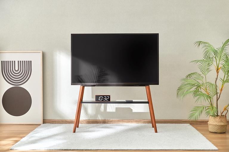 Подставка для телевизора Cactus CS-ST3647BKWN черный/орех 49"-75" макс.40кг напольный фото 6