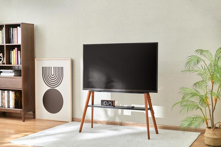 Подставка для телевизора Cactus CS-ST3647BKWN черный/орех 49"-75" макс.40кг напольный фото 7