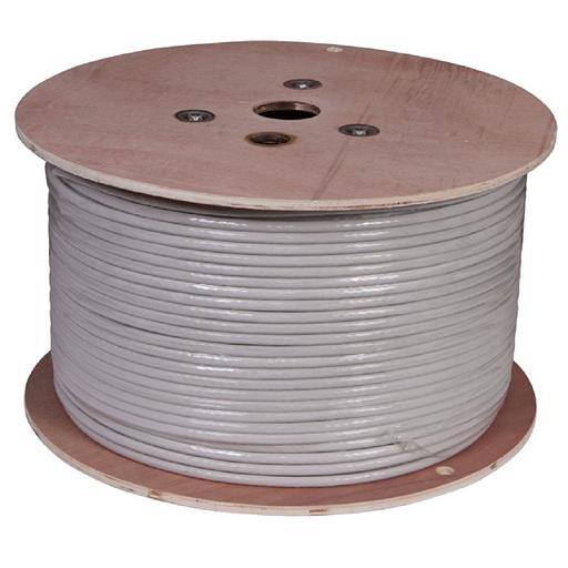Rexant (02-0302 ) Кабель витая пара U/UTP, CAT 6A, ZH нг(А)-HF (LSZH), 4х2х0,57 мм, 23AWG, INDOOR, SOLID, серый, 305м PRO фото 1