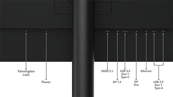 Монитор 27" Lenovo ThinkVision T27hv-30 IPS 2560x1440, 75 Гц, 4 мс, 16:9, 300 кд/м², 1xHDMI, 1xDisplayPort, 4xUSB-A 3.0, 1xUSB-C, 1xEthernet, черный/красный фото 6