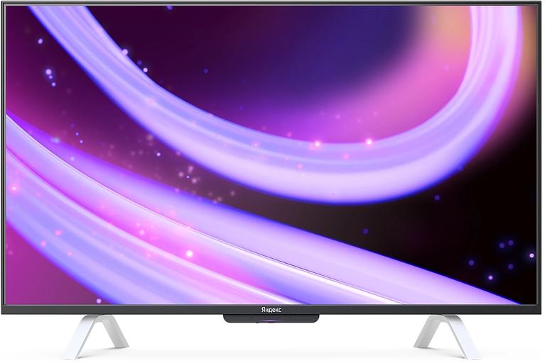 Телевизор LED Yandex 43" ТВ Станция Яндекс.ТВ черный 4K Ultra HD 60Hz USB 2.0 = 1шт, USB 3.0 = 1шт WiFi Smart TV фото 1