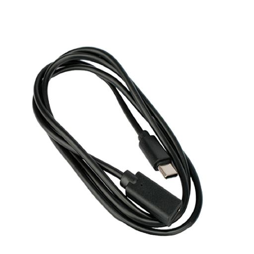Cablexpert Кабель-удлинитель USB2.0 Type-C(М)/Type-C(F), 3А, 60Вт, PD/QC3.0, медь, Pro, 1м, черн,пак (CCP-USB2-CMCF-1M) фото 1