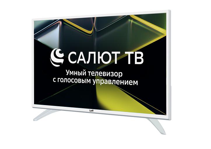 Телевизор LCD 28" HD LEFF 28H691T WHITE SALUT SMART фото 1