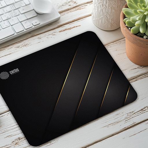 Коврик для мыши Cactus Gold Geometry 300x250x2мм (CS-MPC-P04M) фото 3