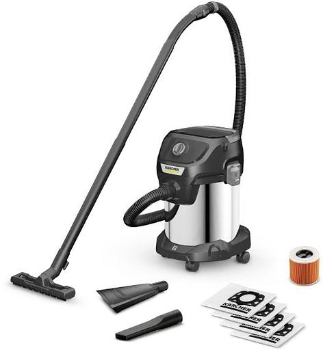 Строительный пылесос Karcher KWD 3 S V-17/4/20 Anniversary Edition 1000Вт (уборка: сухая/сбор воды) черный фото 1