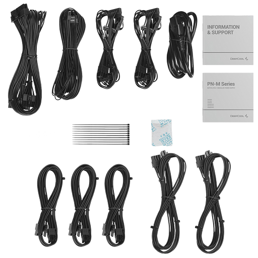Блок питания 850W GamerStorm (Deepcool) PN850M (ATX, 20+4 pin, 120mm fan, PCI-E 6+2Px3, 16 pin, 8xSATA) (R-PN850M-FC0B-WGEU) фото 9