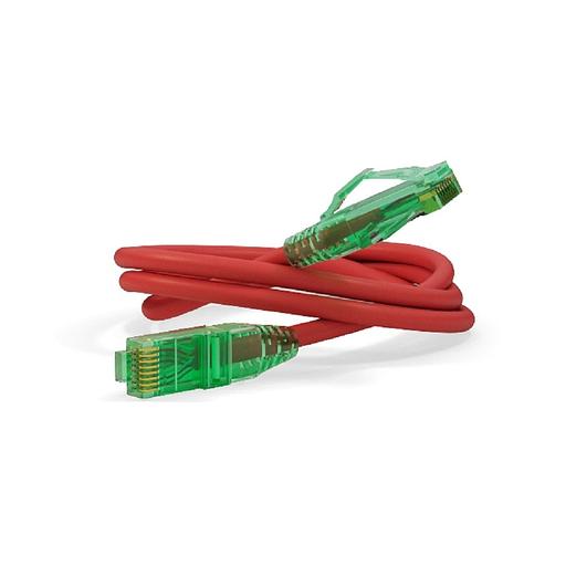 Кабельная сборка Hyperline PC-LPM-UTP-RJ45-RJ45-C6a-1M-LSZH-RD Патч-корд U/UTP, Cat.6a (100% Fluke Component Tested), 10G, LSZH, 1м, красный фото 1