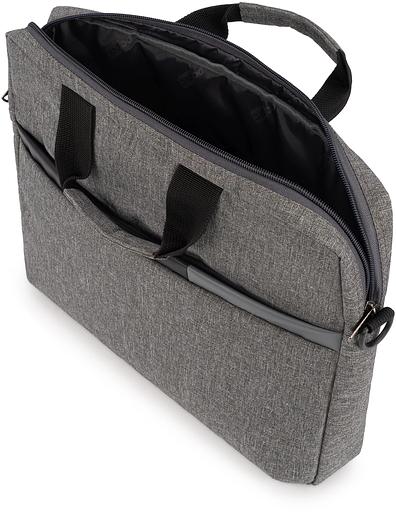 Сумка для ноутбука 14.5" Digma N-370 серый/черный полиэстер (N370GBK) фото 4