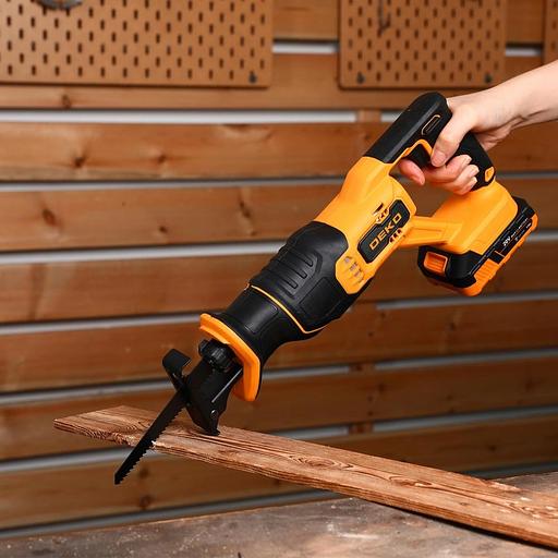 Сабельная пила Deko DKRS20 20Вт аккум. 2800ход/мин (085-1127) фото 6