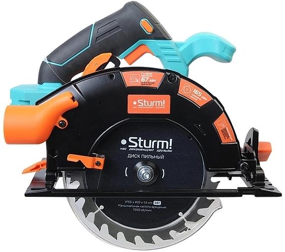 Циркулярная пила (дисковая) Sturm! CCS1867BL (ручная) D диска.:165мм фото 4
