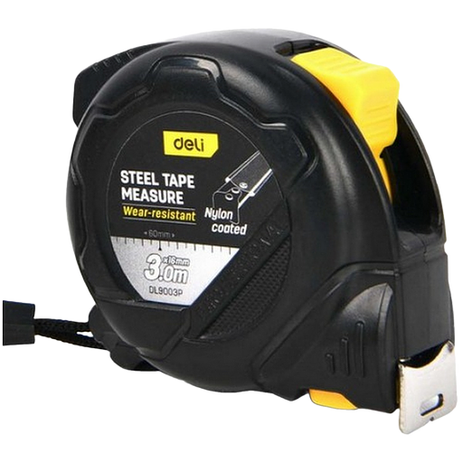 Рулетка Deli DL9003P 3м*16мм фото 1