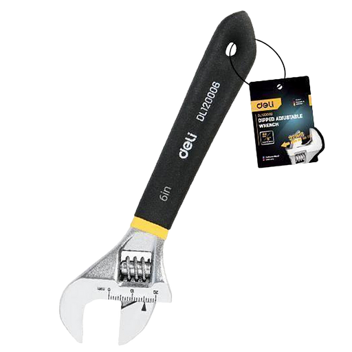 Разводной DL120006 150мм, противоскользящая обливная ручка, диапазон захвата 0-22мм фото 2