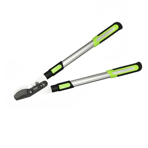 Сучкорез садовый телескопический усиленный облегченный Deli DL580423 630-870мм, макс. диаметр резки 25мм, сталь SK5, тефлоновое покрытие, прорезиненные рукоятки фото 1