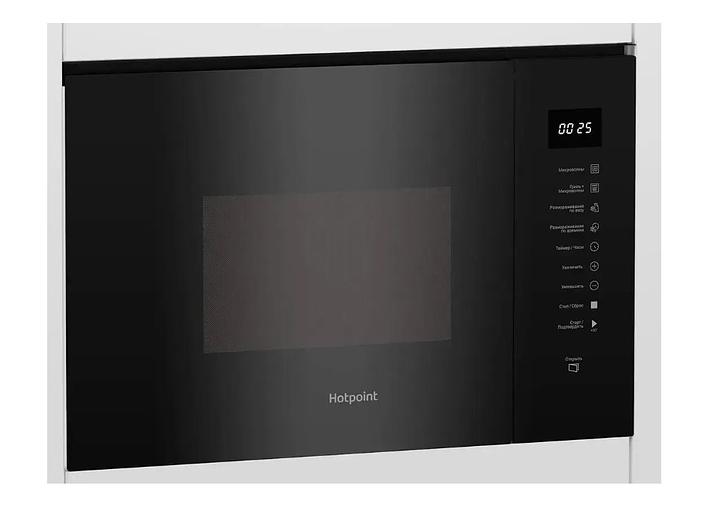 Встраиваемая микроволновая печь MF25G BL H 869891300020 HOTPOINT фото 4