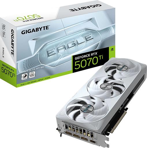 Видеокарта Gigabyte PCI-E GV-N507TEAGLEOC ICE-16GD 1.0 NVIDIA GeForce RTX 5070TI 16Gb 256bit GDDR7 2805/30000 HDMIx1 DPx3 HDCP Ret фото 10