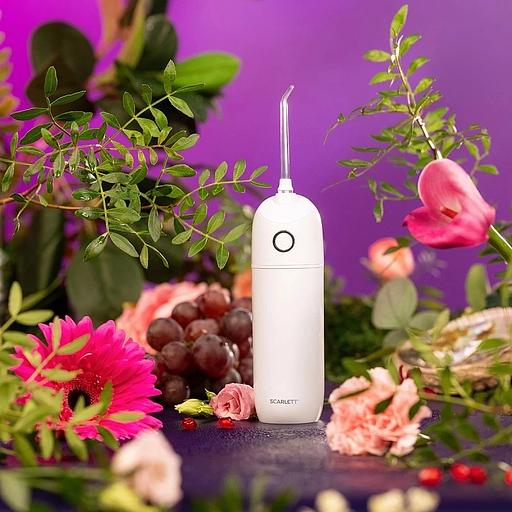 Ирригатор Scarlett SC-WF03 портатив. белый фото 4