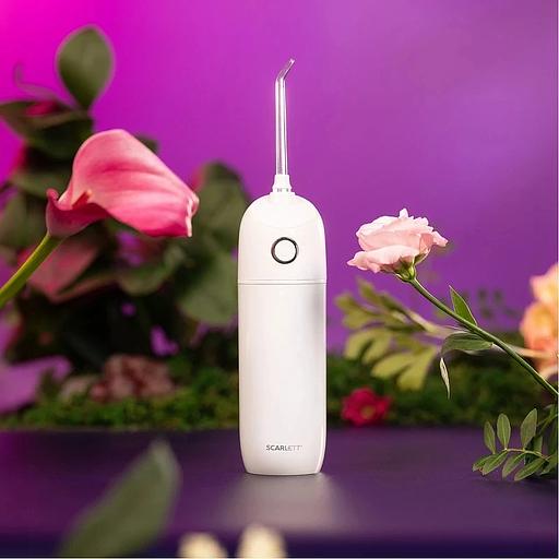 Ирригатор Scarlett SC-WF03 портатив. белый фото 5
