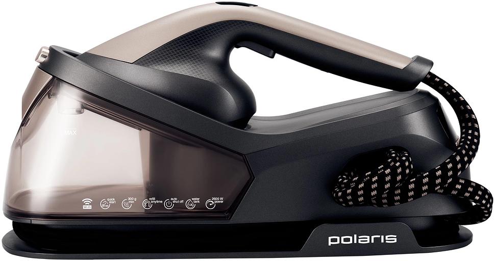 Парогенератор Polaris PSS 2002K X-Steam PRO WIFI IQ Home 2600Вт черный/золотистый фото 1