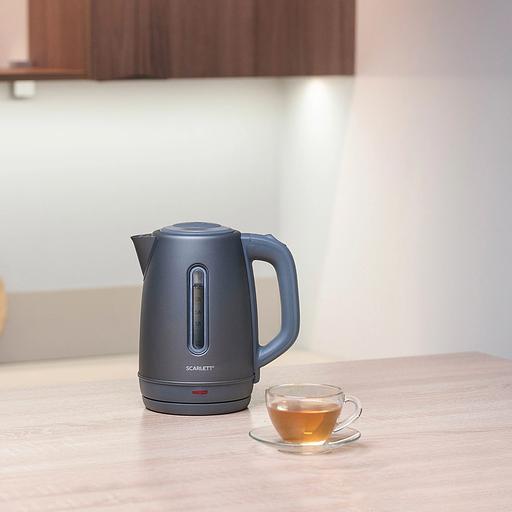 Чайник электрический Scarlett SC-EK21S42 1.8л. 1800Вт графит корпус: пластик фото 9